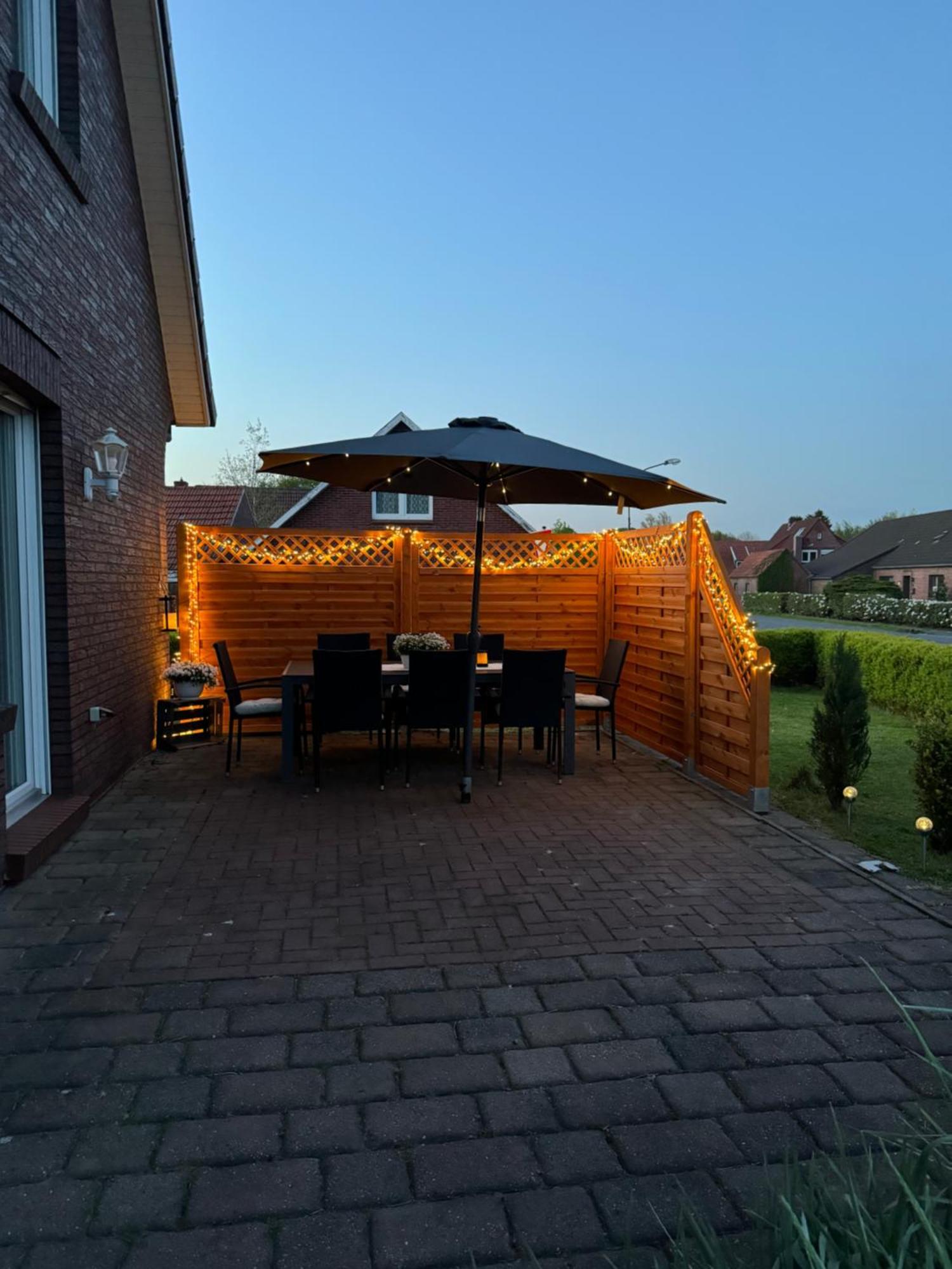 Ferienhaus Meinke Burhafer Feldstrich Buitenkant foto
