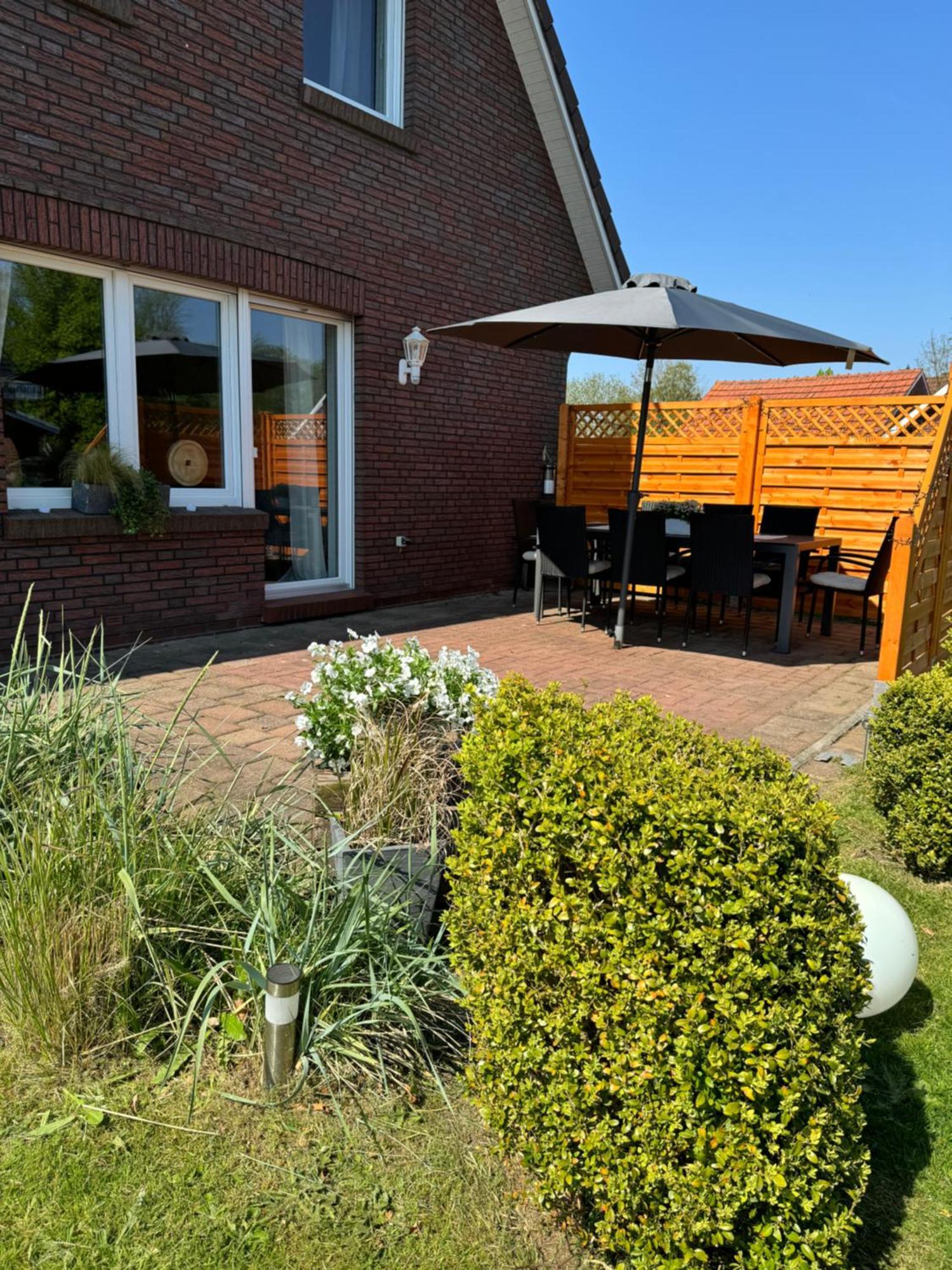 Ferienhaus Meinke Burhafer Feldstrich Buitenkant foto